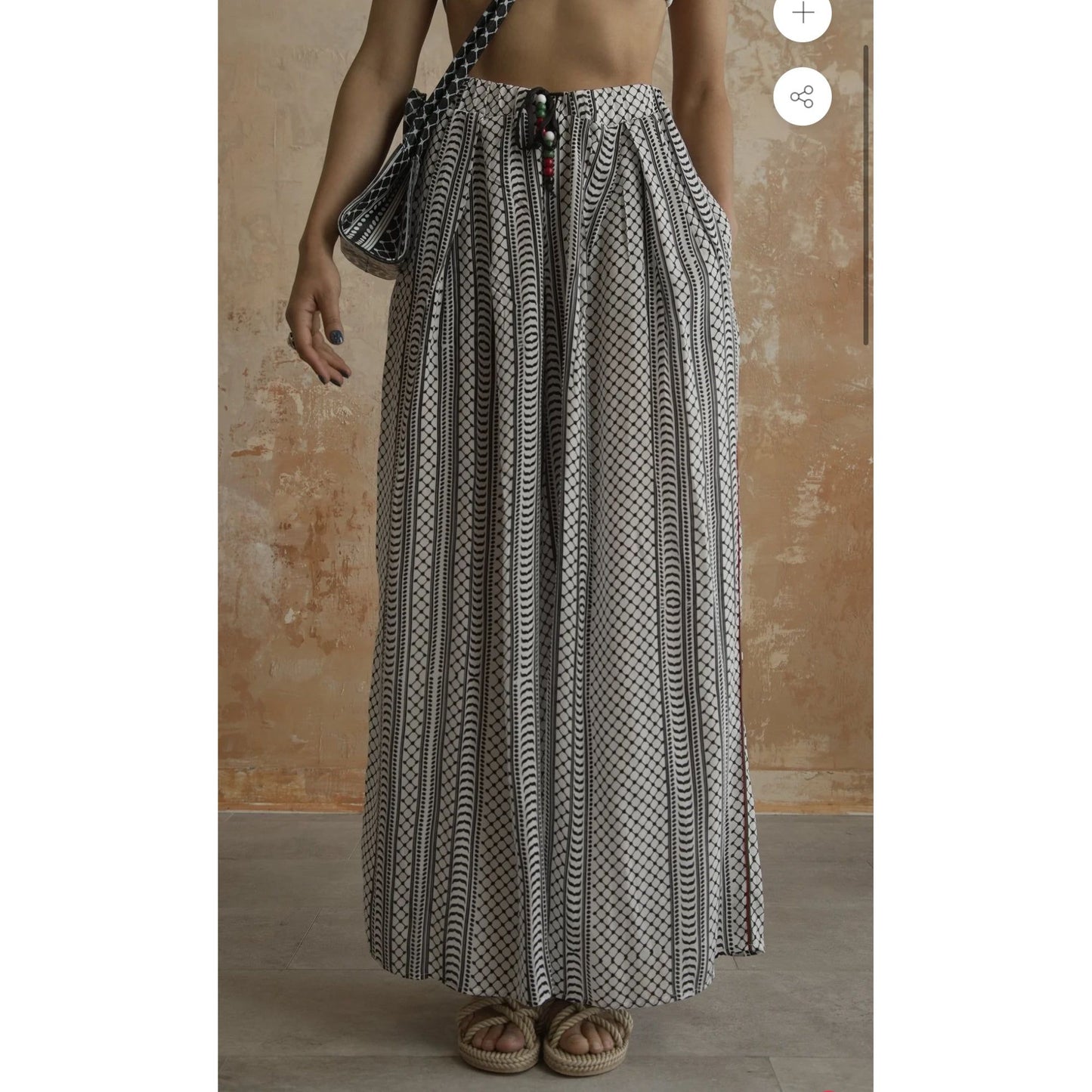 Tabrooz Flared Drawstring Pants