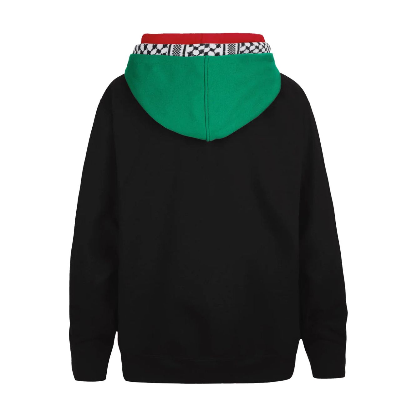 Anz 3 Hood Hoodie Flag - Red White & Green