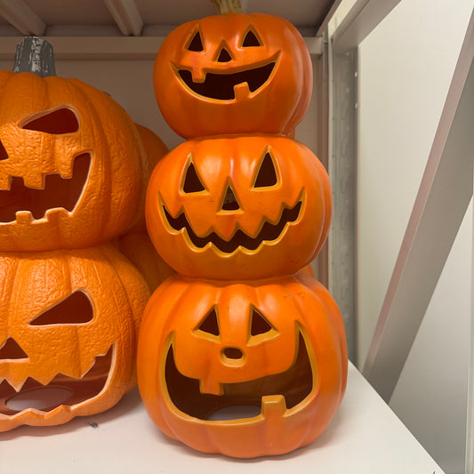 Three story pumpkins