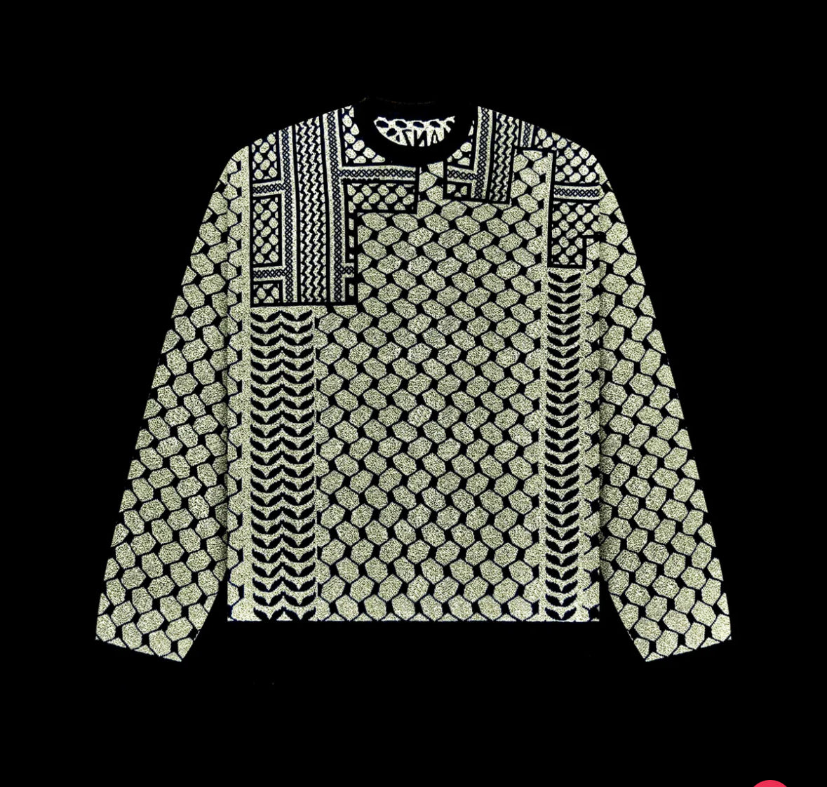 REFELCTIVE 3M KEFFIYEH
SWEATER