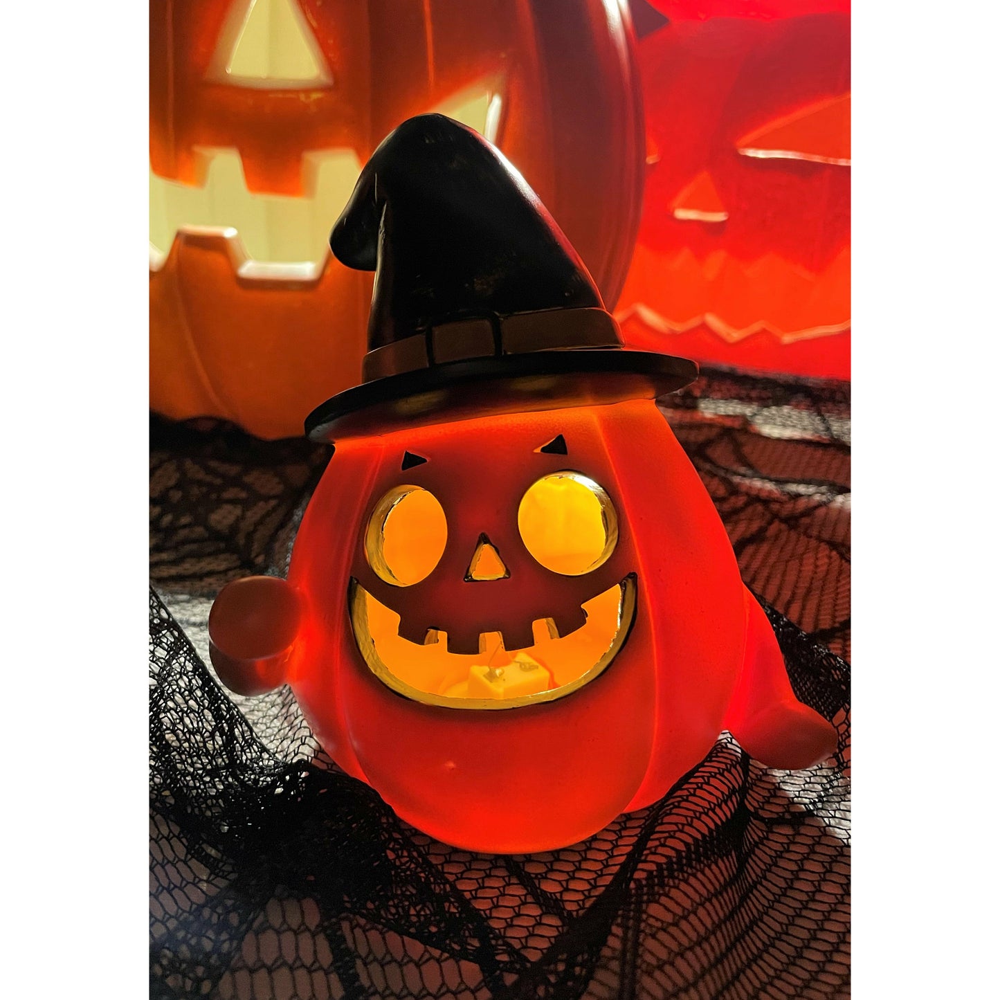 Small Pumpkin with Hat - Extra Small 15cm x 13cm