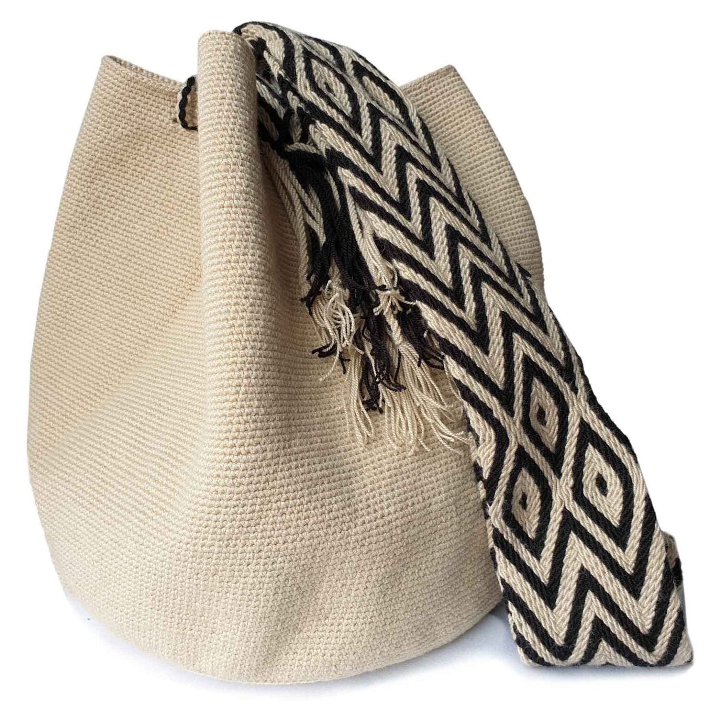 So Chic Wayuu Bag - Off White