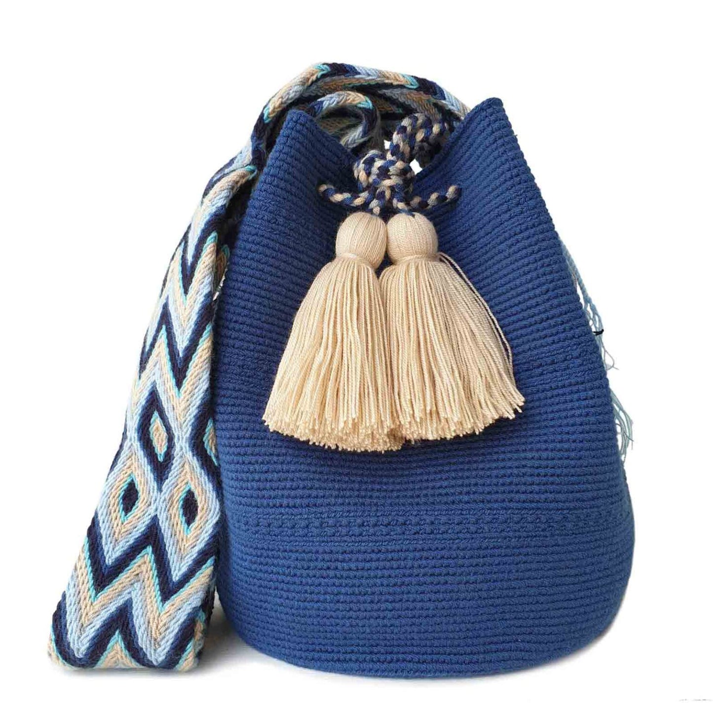 So Chic Wayuu Bag - Blue