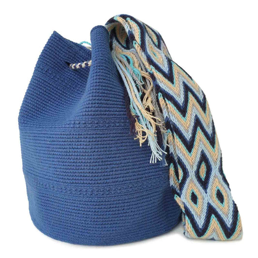 So Chic Wayuu Bag - Blue